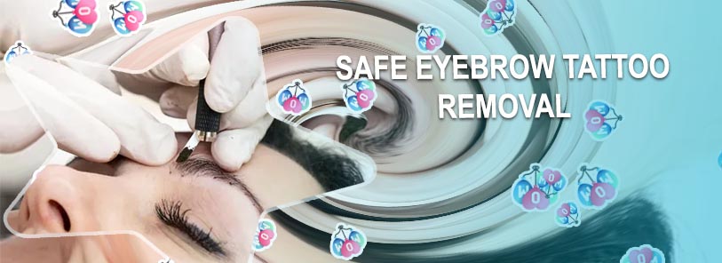 Eyebrow tattoo treatment