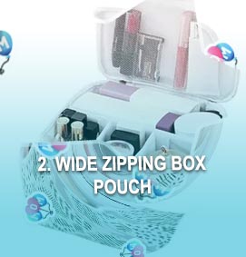 Makeup box pouch
