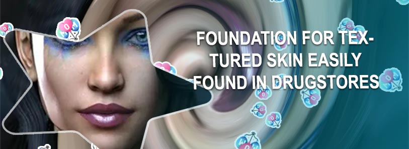 Makeup for textured skin