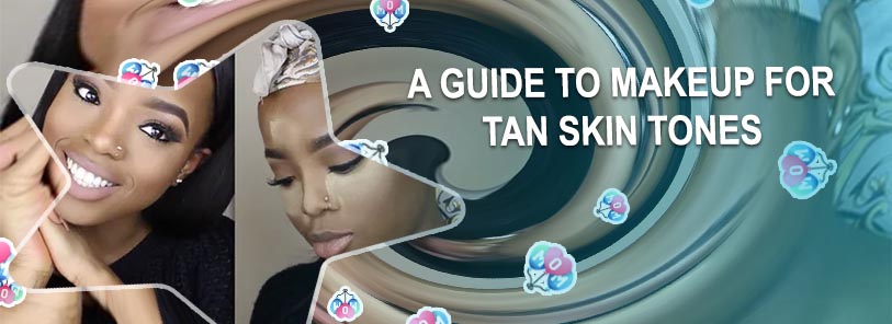 Natural makeup for dark skin
