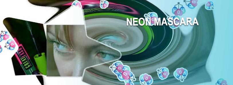 Neon green mascara