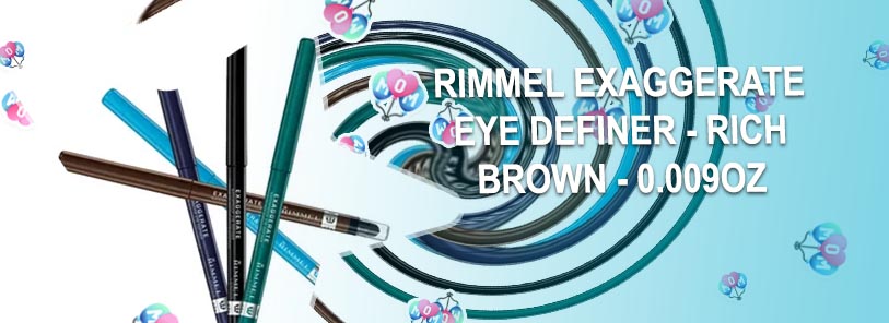 Rimmel exaggerate waterproof eye definer rich brown