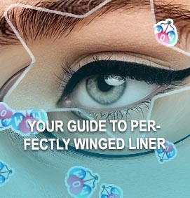 Winged eyeliner
